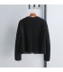 Sheep shearling short double-breasted jacket