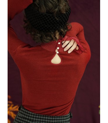 Koszula dolna z dzianiny siatkowej 