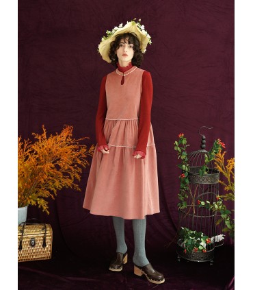 Kemeja bottoming rajut penyambungan jaring 