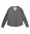 Retro fashion checkered shirt 