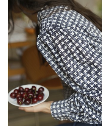 Chemise à carreaux mode rétro 