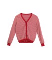 V-neck retro thin knitted air-conditioning shirt 