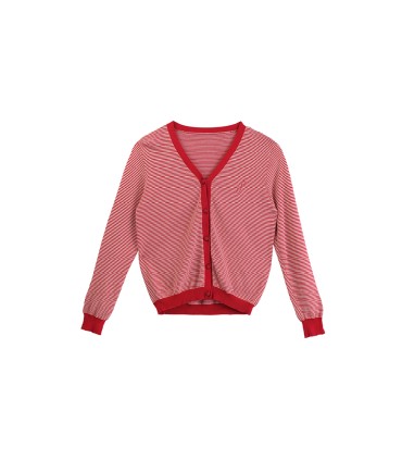 Cienka dzianinowa koszula z klimatyzacją w stylu retro 