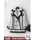 Sheep shearling short thick suit