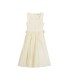 Three-dimensional texture beige pastoral sundress 
