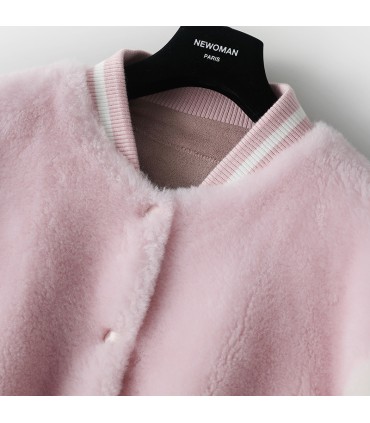 Sheep shearling jacket