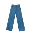 Осенние свободные джинсы длиной до штанин 