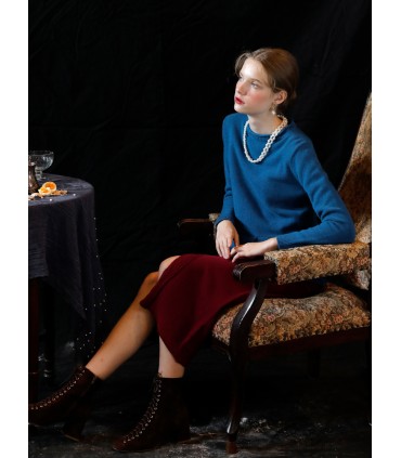 메리노 울 스웨터 