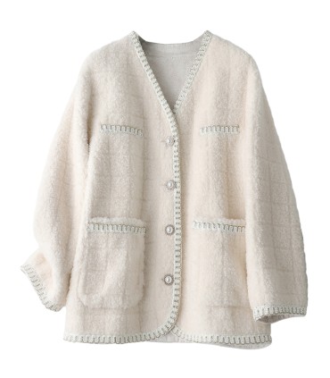 Veste de cisaillement courte en mouton