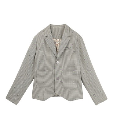 그레이프 자카드 수트 팬츠 세트 