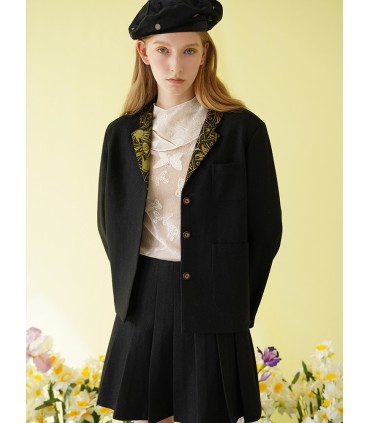 Çin tarzı üç renkli file transparan alt gömlek