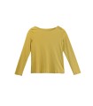 One-neck thin long-sleeved T-shirt bottoming shirt 