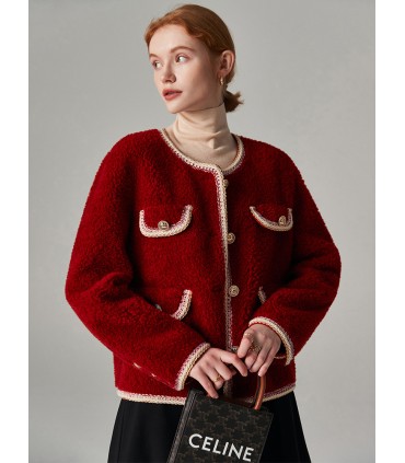 Kort fåreklippejakke