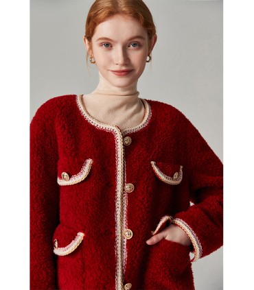 Kort fåreklippejakke