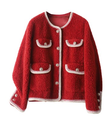 Kort fåreklippejakke