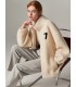Sheep shearling stand collar casual jacket