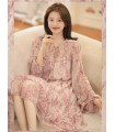 Valentine's Day Dress Gentle Wind Fashion Printed Dress 2023 Spring New Chiffon Dress 