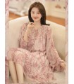 Valentinstagskleid Sanfter Wind Mode bedrucktes Kleid 2023 Frühlingsneues Chiffonkleid