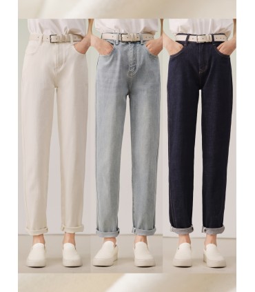 Seluar jeans Ares fesyen daddy 2023 jeans kasual baharu 