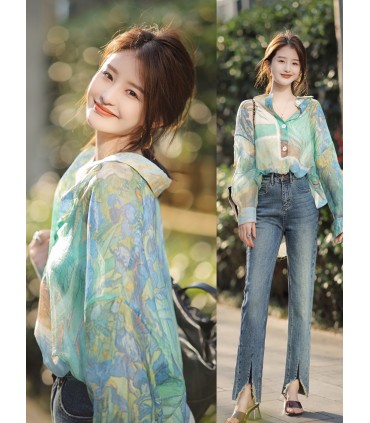 [Ny produkt har öppnats] GAO end tencel blended fabric master level blomning 