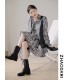 Jungle Zoo Loose Printed Tea Break Dress 2023 Spring New Fashion Dress 