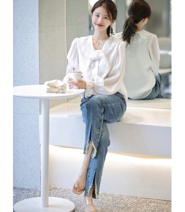 [Le nouveau produit est ouvert] motif de broderie en dentelle double couche en lyocell lourd 