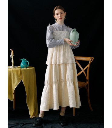 Tredimensionel blonder importeret stofslynge