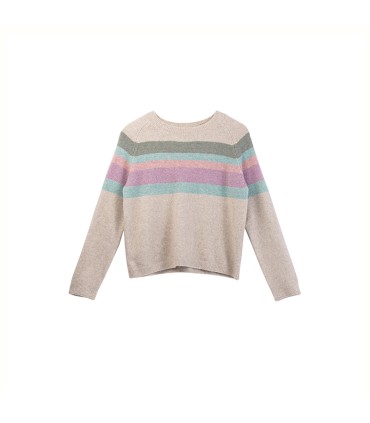 Sweater hangat bulu rakun lembut mesra kulit