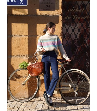 Hautfreundlicher warmer Pullover aus weichem Waschbärenfleece