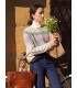 Sweater hangat bulu rakun lembut mesra kulit