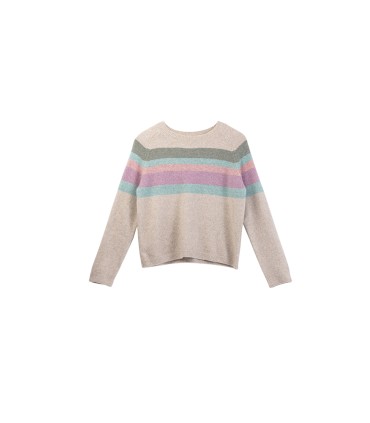 Sweater hangat bulu rakun lembut mesra kulit