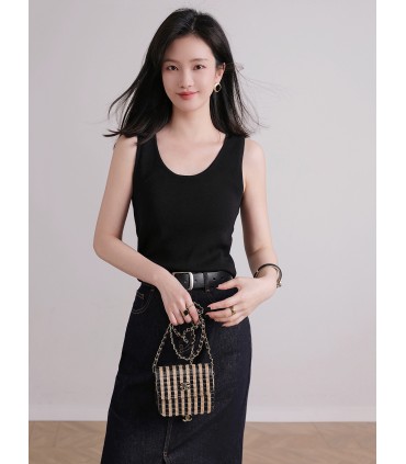 2023 Spring New Simple Tencel Top