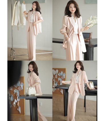 Прямые брюки с высокой талией 2023 новый модный костюм 