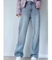 Hemp jeans-design bukser med brede ben 