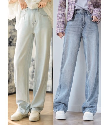 Kenevir kot pantolon tasarımı geniş paça pantolon 