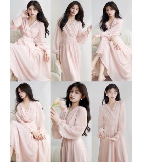 Mała biała sukienka Delikatny wiatr Tencel Przerwa na herbatę 