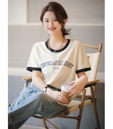 海岛乐队T恤美式复古休闲T恤