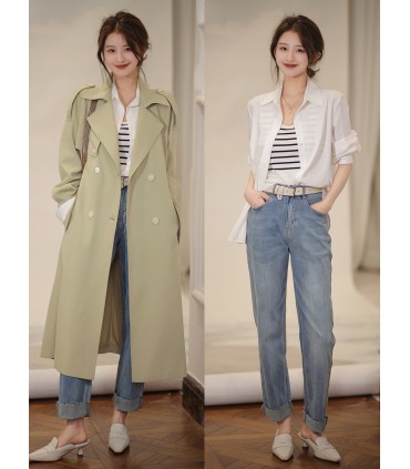 Pantaloni cropped drappeggiati all-match in capelli di nuovo materiale 