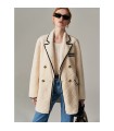 Shearling Shearling Double Row Haining Jacket