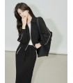 Acetate private suit lapel baseball uniform high waist skirt