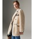 Sheep shearling double row Haining jacket
