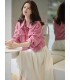 Bright mood ceket Kısa pembe denim ceket