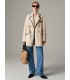 Sheep shearling double row Haining jacket