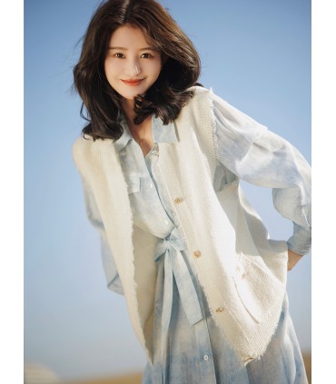 Angin Lembut Jacquard Little Fragrance Knitted Jacket