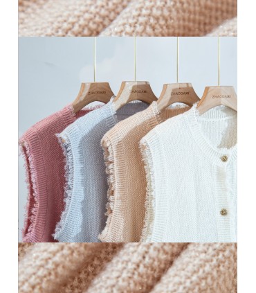 Áo khoác dệt kim nhẹ nhàng Jacquard có mùi thơm nhỏ 