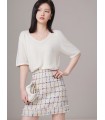 Wiosenny top Leniwa minimalistyczna koszula z dolnymi brzegami