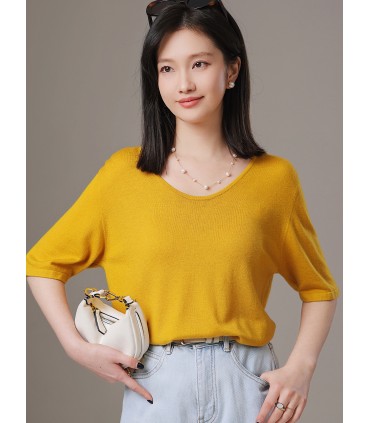 Frühlingsoberteil Lazy Minimalist Bottoming Shirt