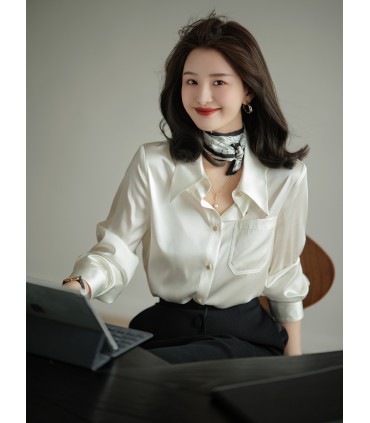 女王衬衫宽松直身男友风衬衫