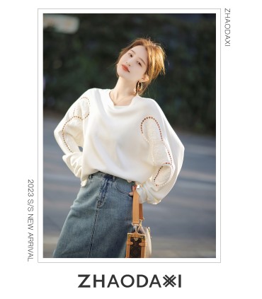 Wandelende babytrui losse en eenvoudige vrijetijdstrui 