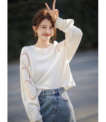 كنزة صوفية فضفاضة للأطفال للمشي